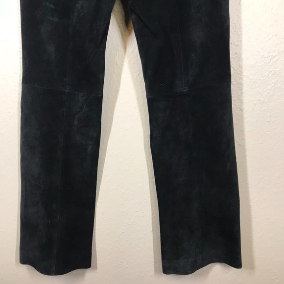 Wilsons Leather x Venus Williams Black 100% Genuine Leather Y2K Straight Pants - Picture 6 of 14